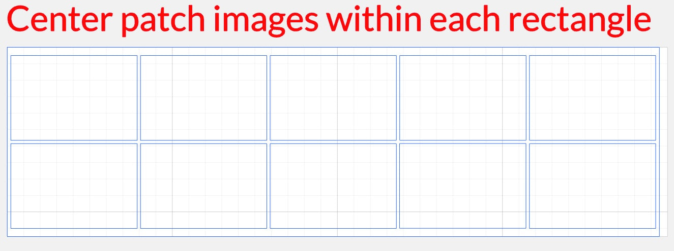 Digital File Only - xTool F1 Jig Template - 10 Leatherette Patch Jig for the xTool F1 Slide Extension