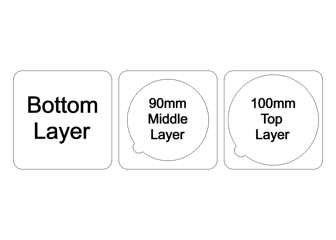 Digital File Only - Best Deal! Buy All Four xTool F1 Laser Baseplate Jigs and Save! Digital files only (svg, xcs, lbrn2), no physical product will be shipped.