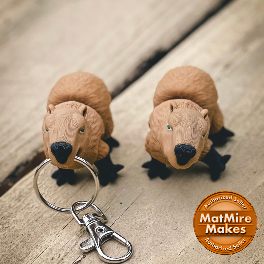Miniature Capybara - 3d Printed Fidget Toy