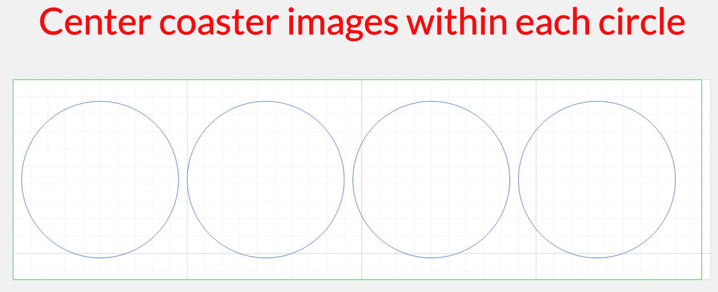 Digital File Only - xTool F1 Jig Template - Cork Coasters