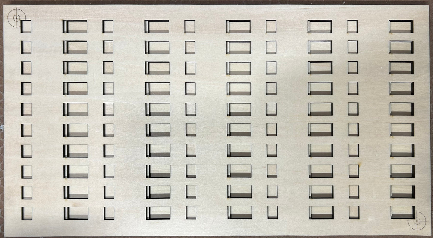 Digital File Only - DIY 50 x Bottle Opener Jig for most lasers, laser cut from 1/8 inch wood, includes digital files and instructions. Flaschenöffner, abrebote