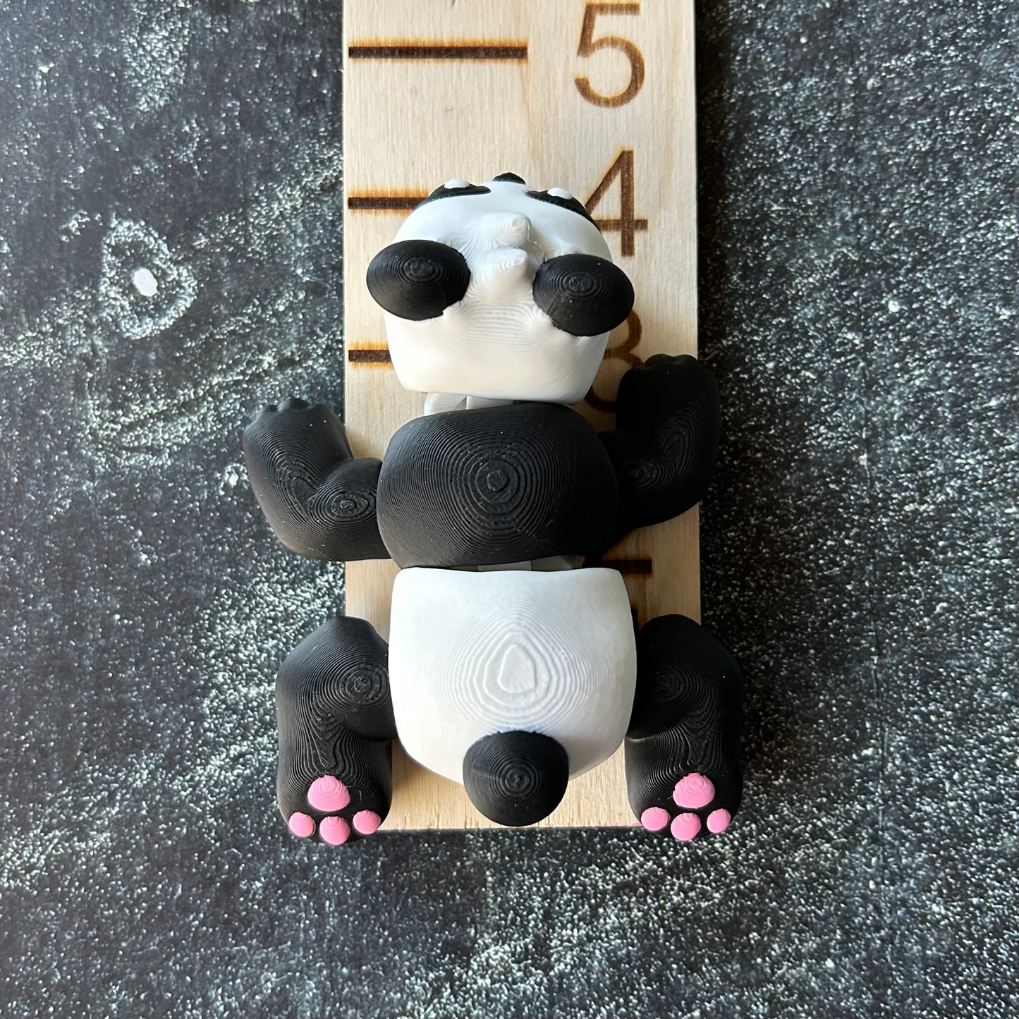 Panda Bear Mom and Baby - 3d Printed Fidget Toy