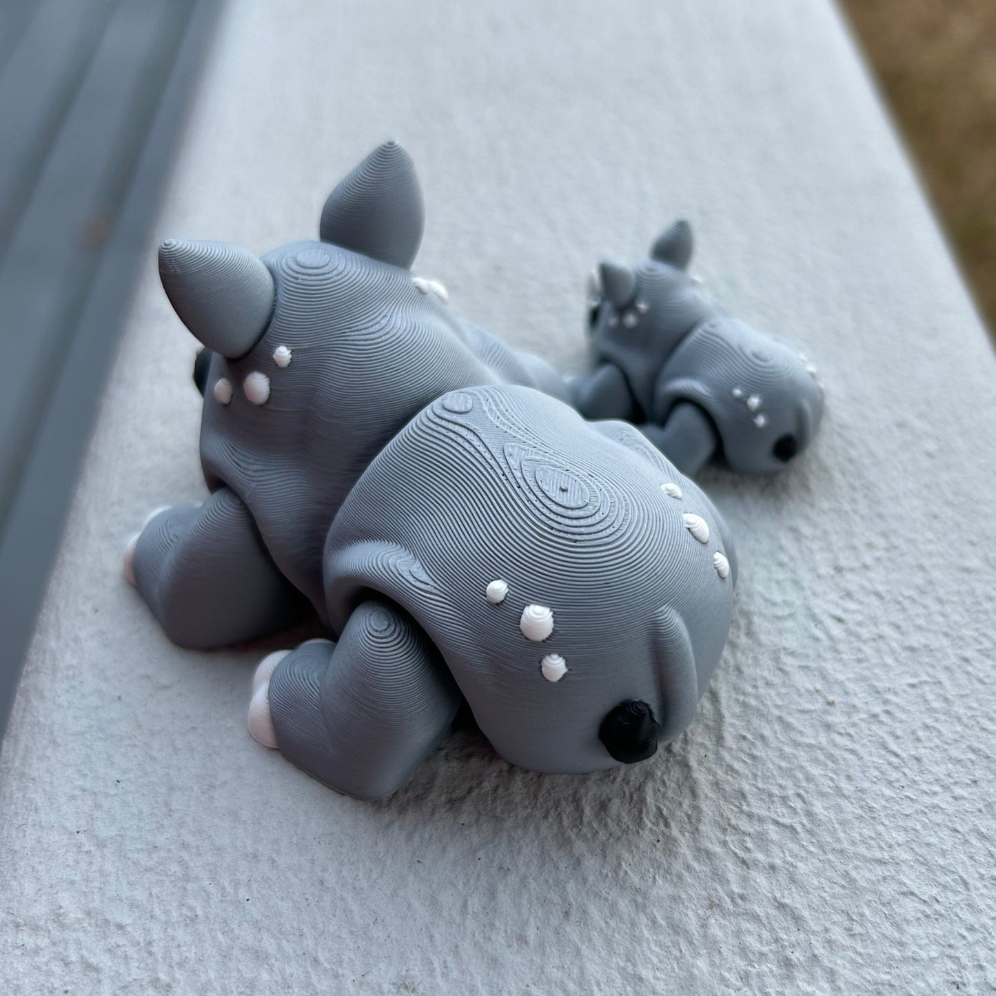 Chunky Rino - 3d Printed Fidget Toy