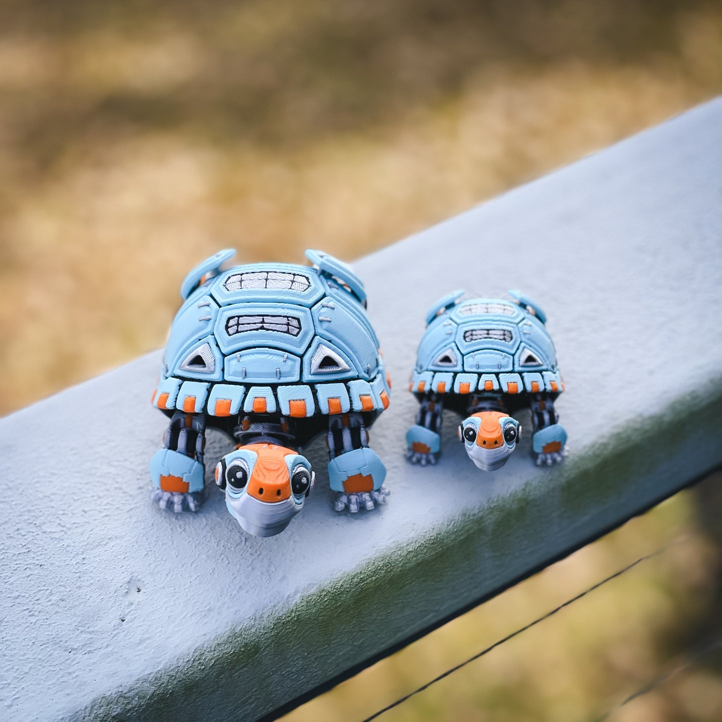 Robo-Tortoise - 3d Printed Posable Toy