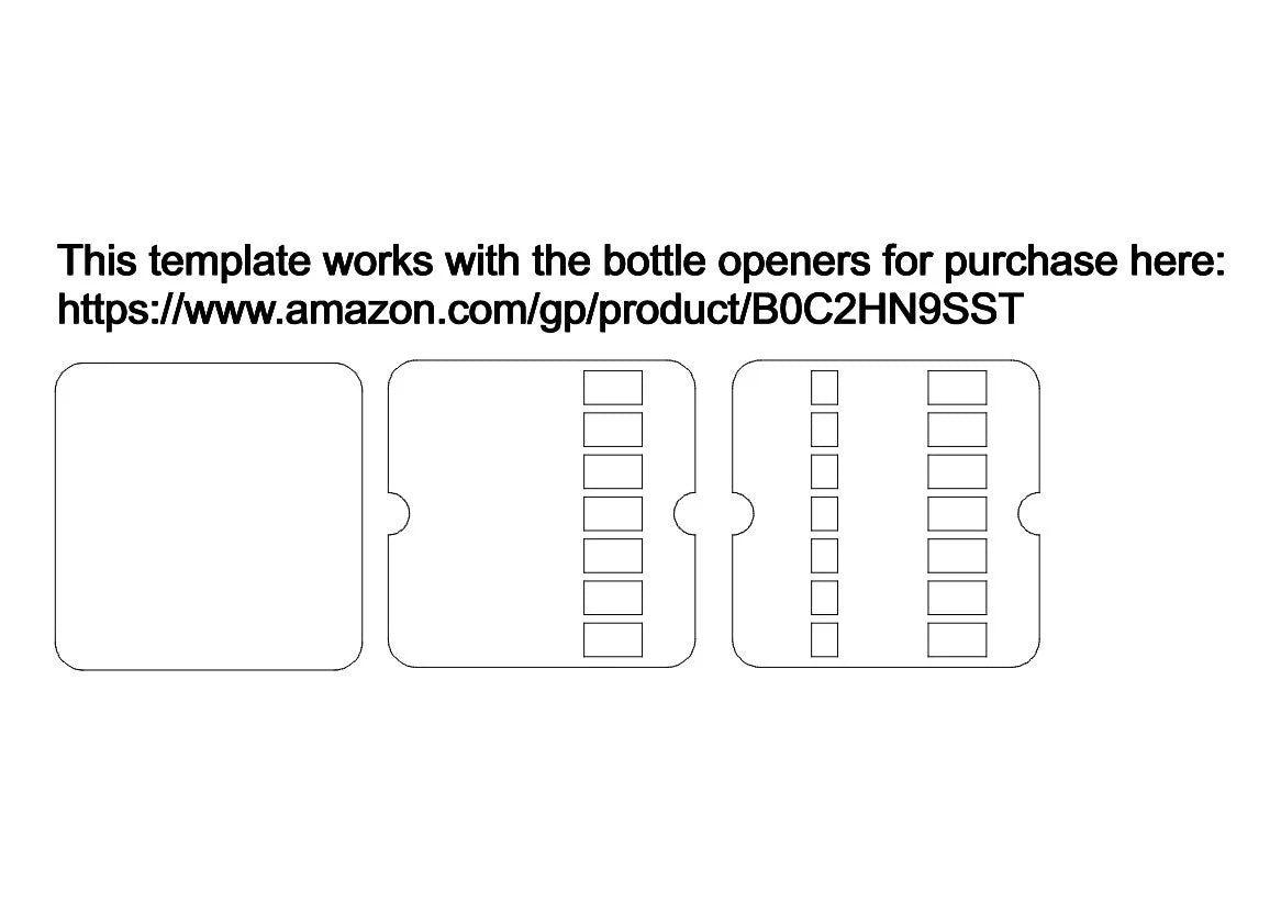 DIY Bottle Opener Jig for the xTool F1, laser cut from 1/8 inch wood, includes digital files and instructions. Flaschenöffner, abrebotellas