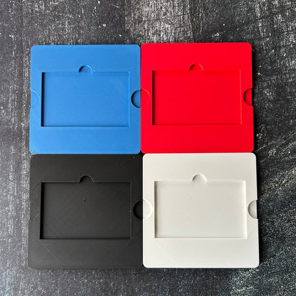 xTool F1 business card jig. 3d printed specifically for the xTool F1. An xTool XCS layout file will be provided.