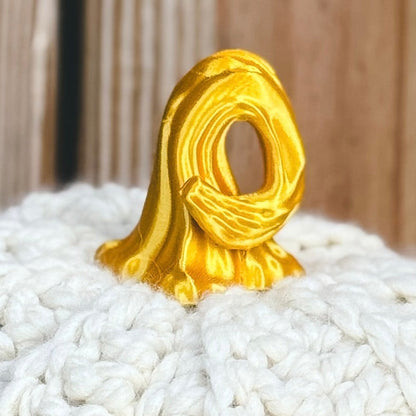 3d Printed Pumpkin Stems for Crocheted Pumpkins