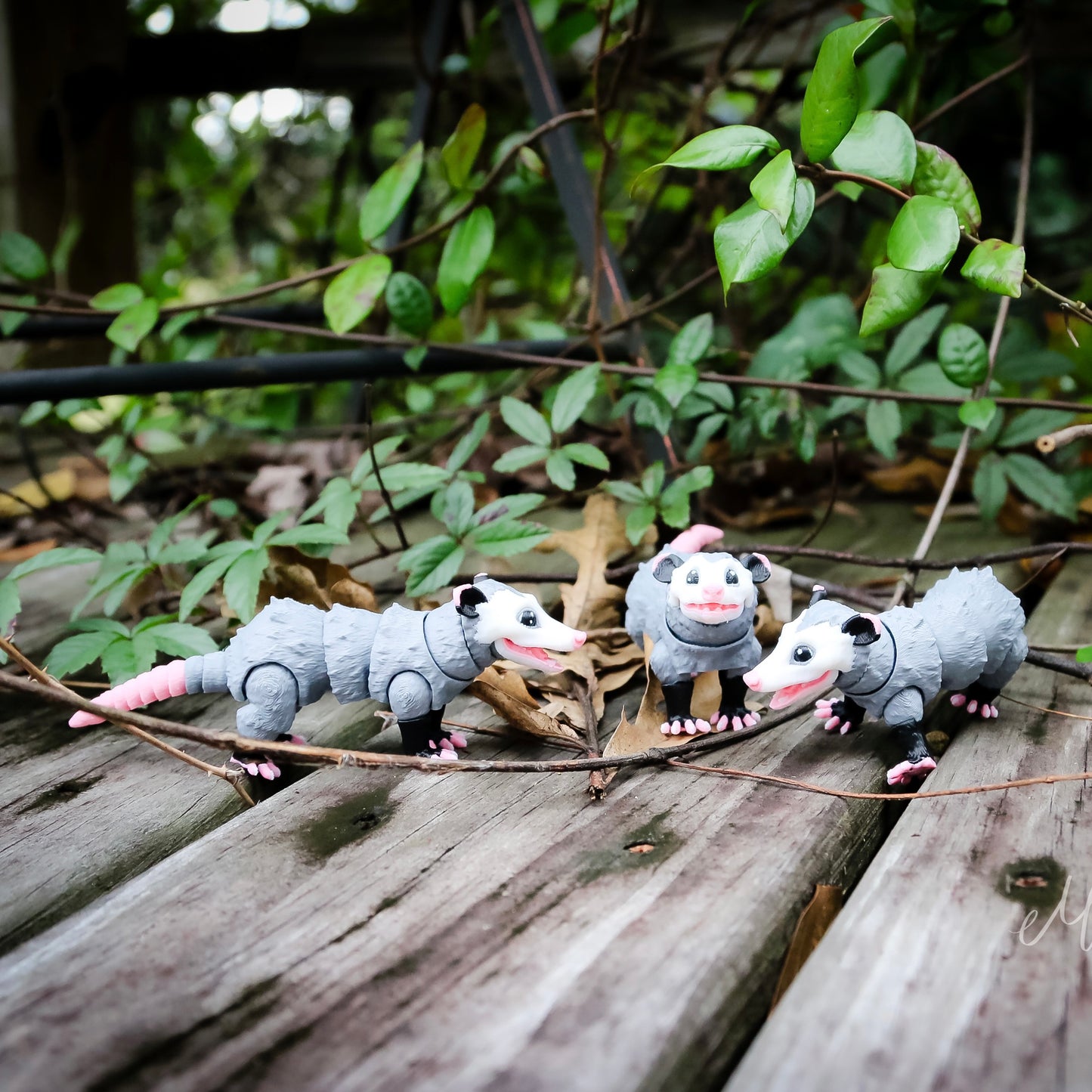 Miniature Opossum  - 3d Printed Fidget Toy