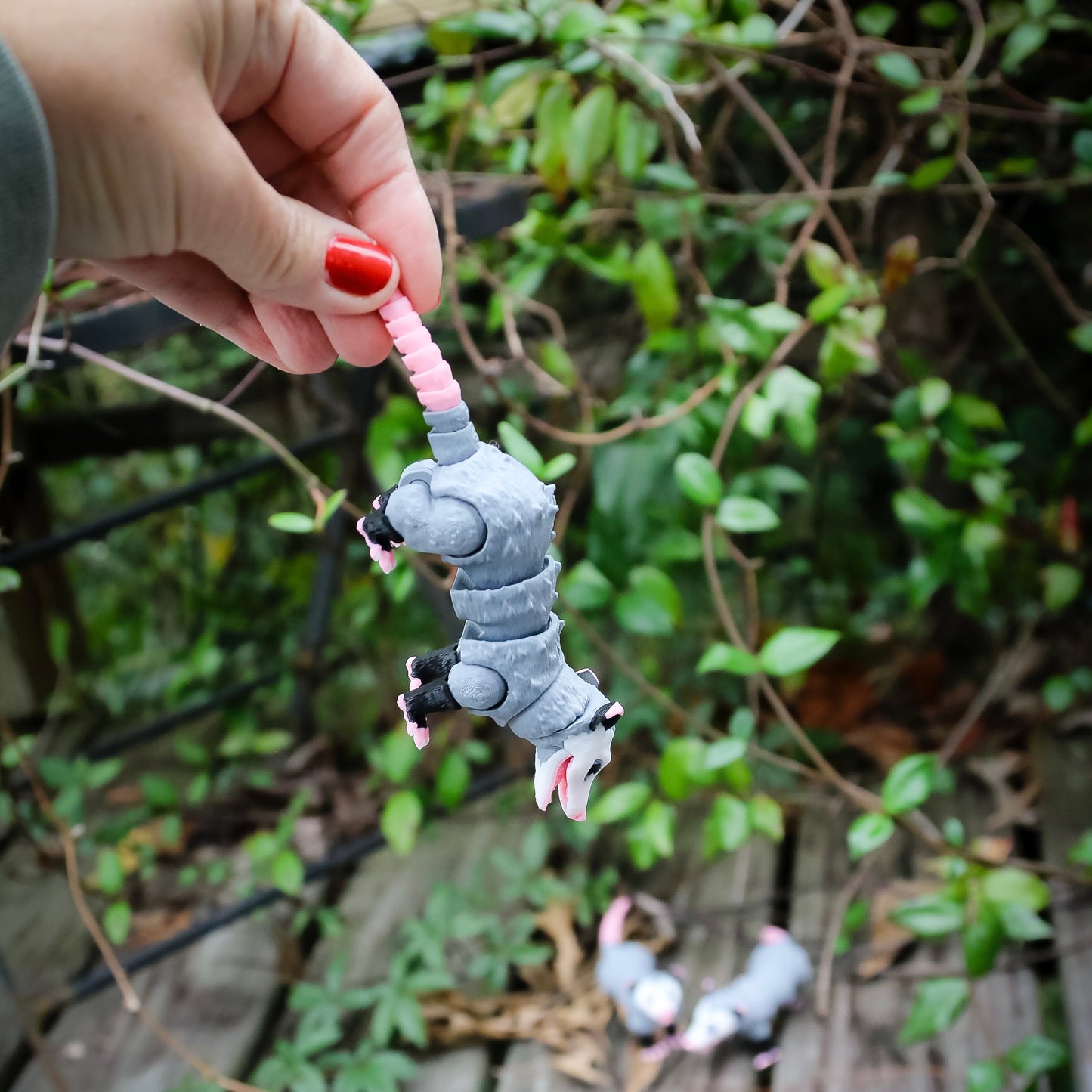 Miniature Opossum  - 3d Printed Fidget Toy