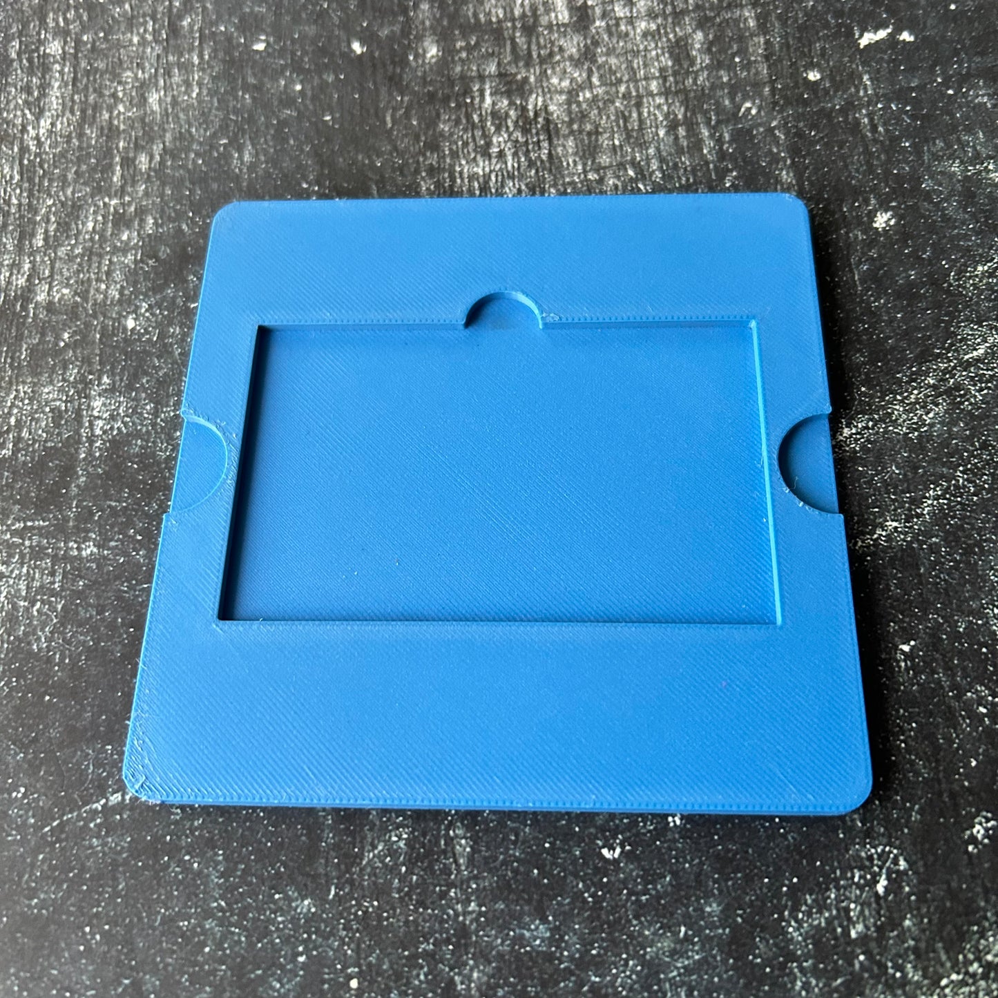 xTool F1 business card jig. 3d printed specifically for the xTool F1. An xTool XCS layout file will be provided.