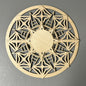 DIY Round - Sun style round, unpainted, unassembled