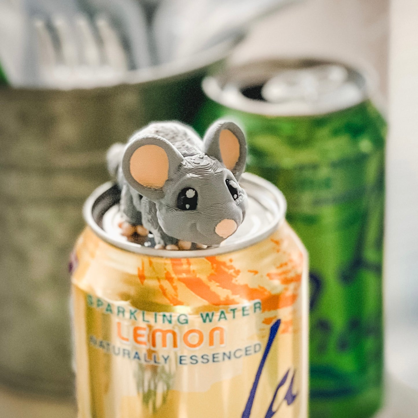 Miniature Smiling Mouse - 3d Printed Fidget Toy
