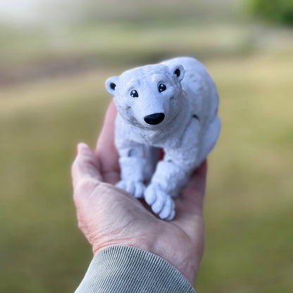 Smiling Polar Bear - 3d Printed Posable Toy