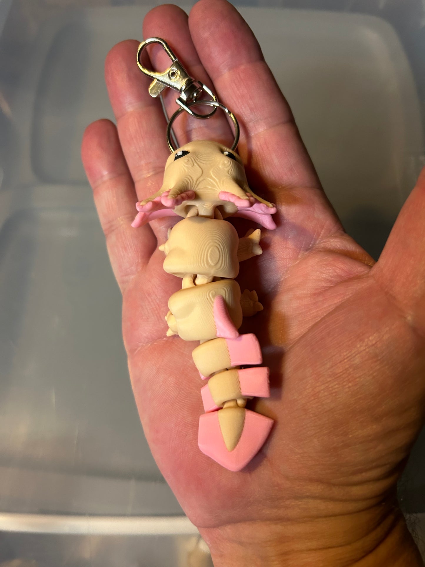 Smiling Axolotl - 3d Printed Fidget Toy