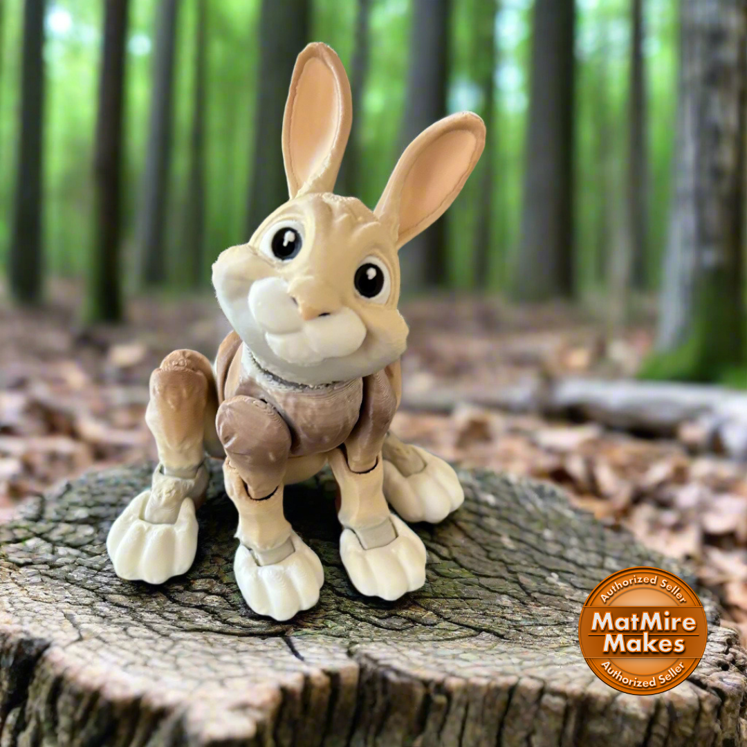 Smiling Bunny - 3d Printed Fidget Toy