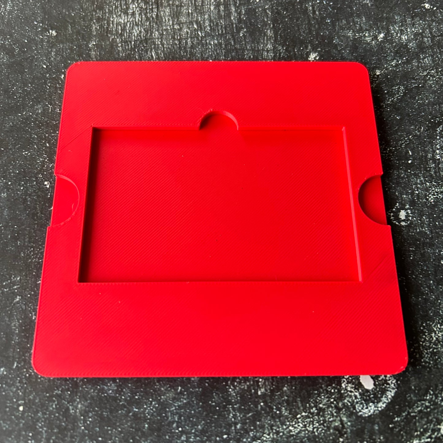 xTool F1 business card jig. 3d printed specifically for the xTool F1. An xTool XCS layout file will be provided.