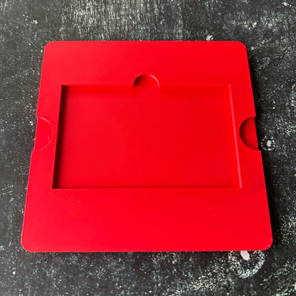 xTool F1 business card jig. 3d printed specifically for the xTool F1. An xTool XCS layout file will be provided.