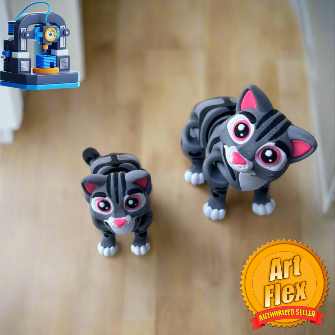 Flexi Cats - 3d Printed Fidget Toy