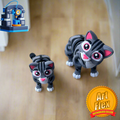 Flexi Cats - 3d Printed Fidget Toy