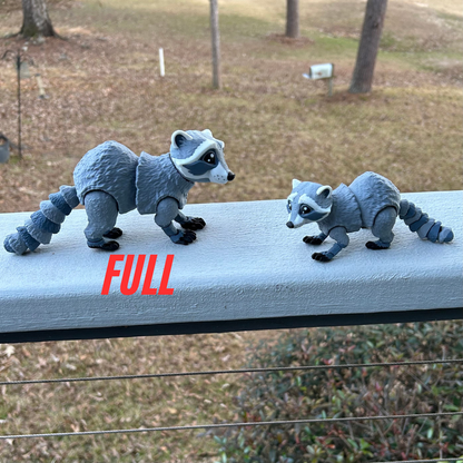 Smiling Raccoon - 3d Printed Fidget Toy