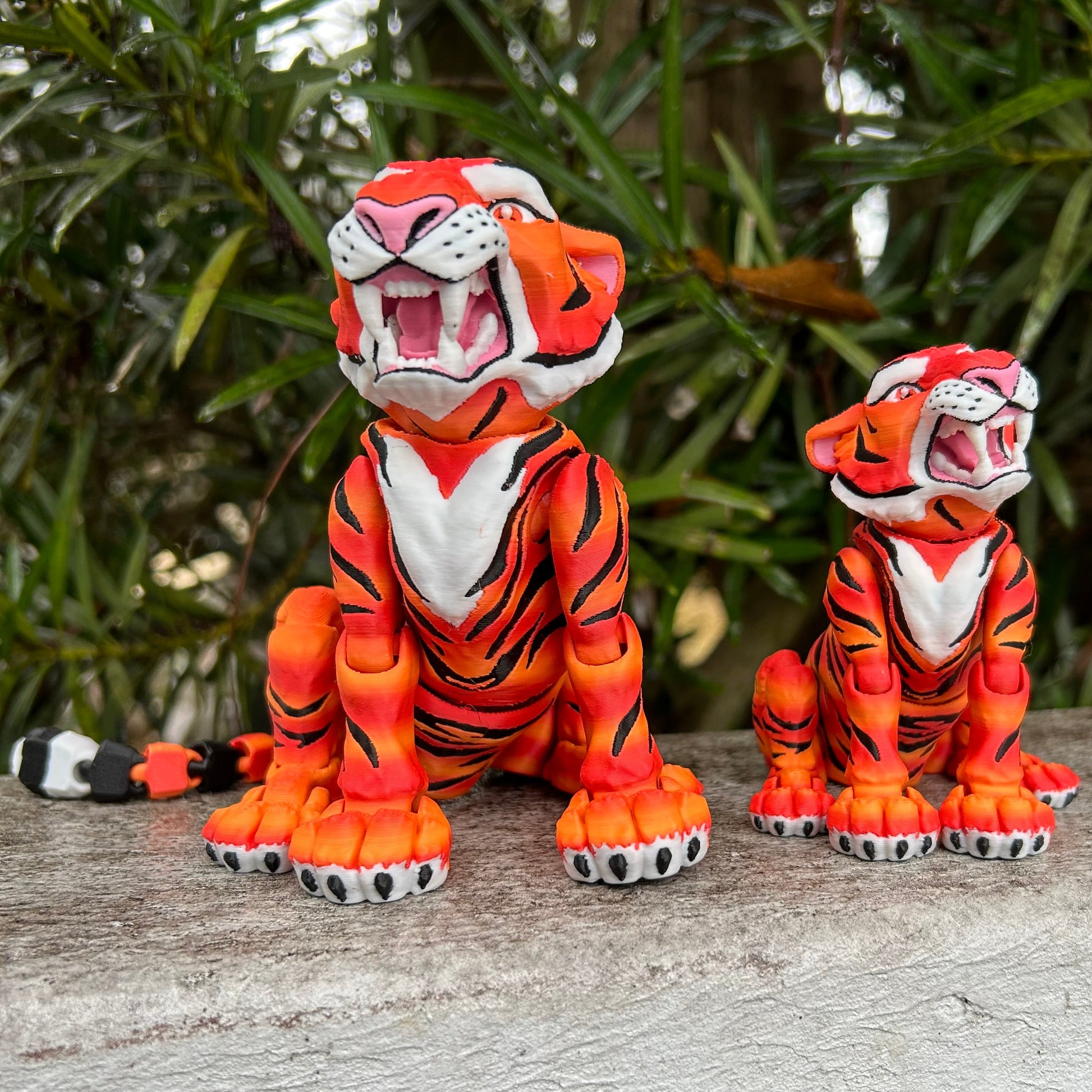 Full and Medium Size Tigers-Left