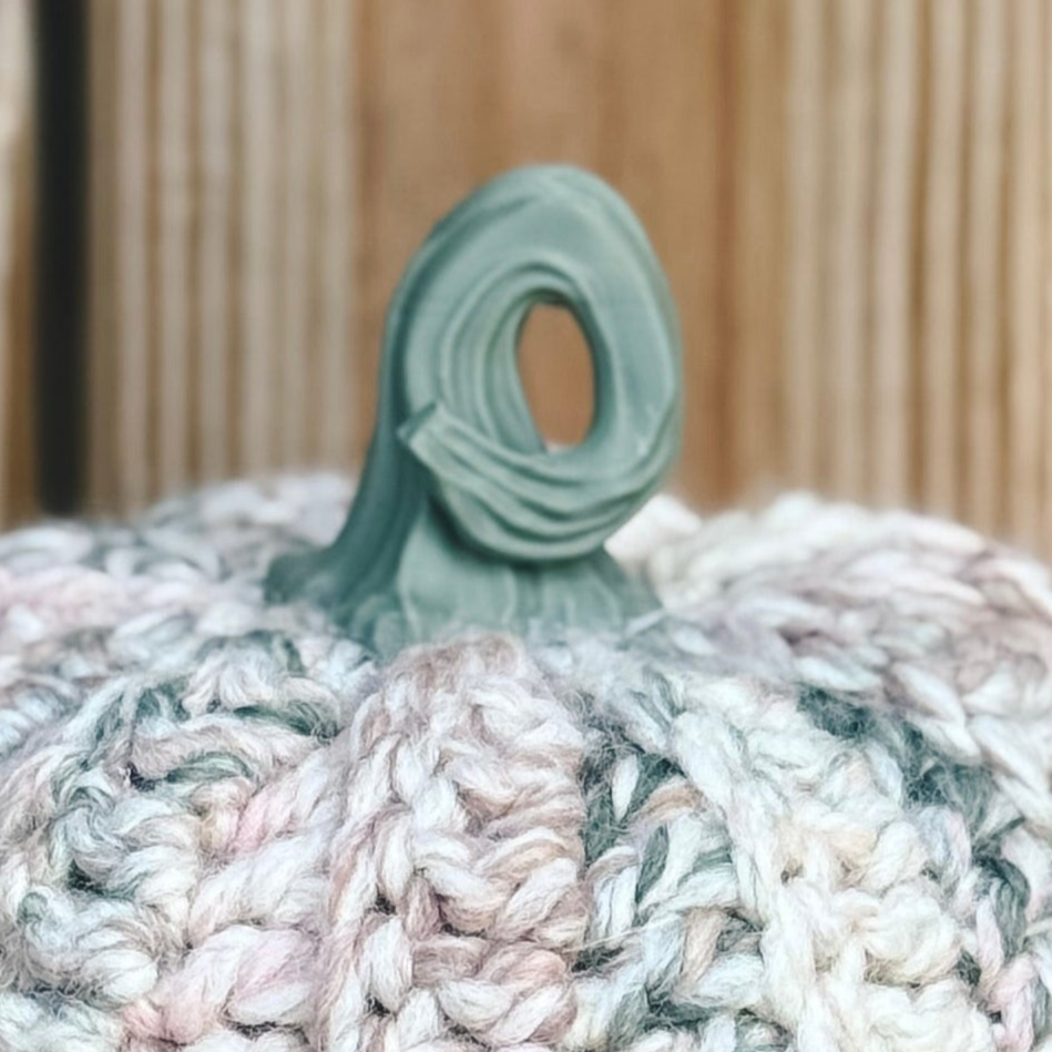 3d Printed Pumpkin Stems for Crocheted Pumpkins