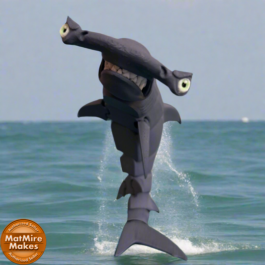 Hammerhead Shark - 3d Printed Fidget Toy
