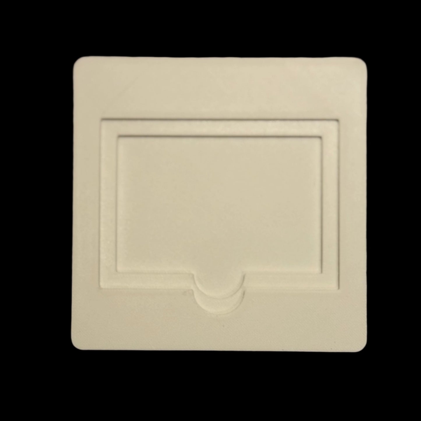 xTool F1 multi-size leather patch jig. 3d printed specifically for the xTool F1. An xTool XCS layout file will be provided.