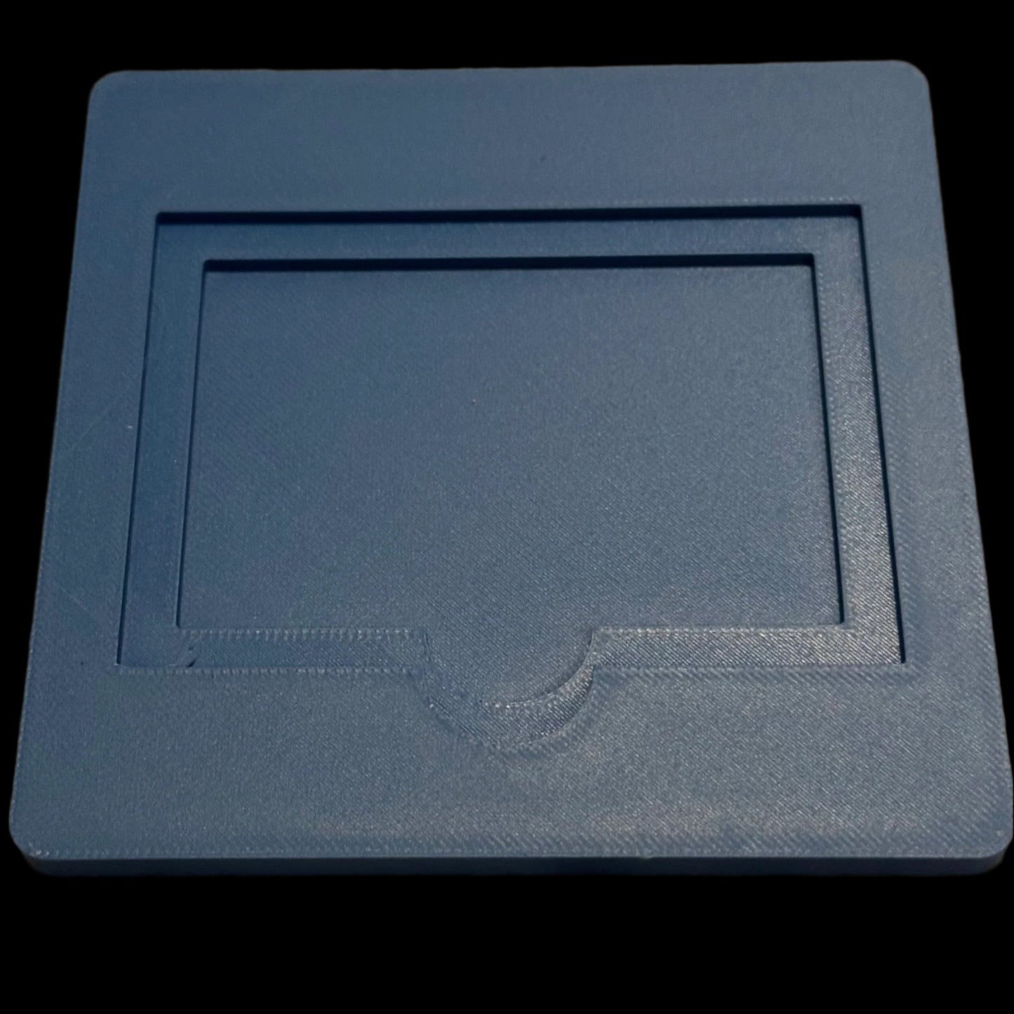 xTool F1 multi-size leather patch jig. 3d printed specifically for the xTool F1. An xTool XCS layout file will be provided.