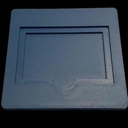 xTool F1 multi-size leather patch jig. 3d printed specifically for the xTool F1. An xTool XCS layout file will be provided.