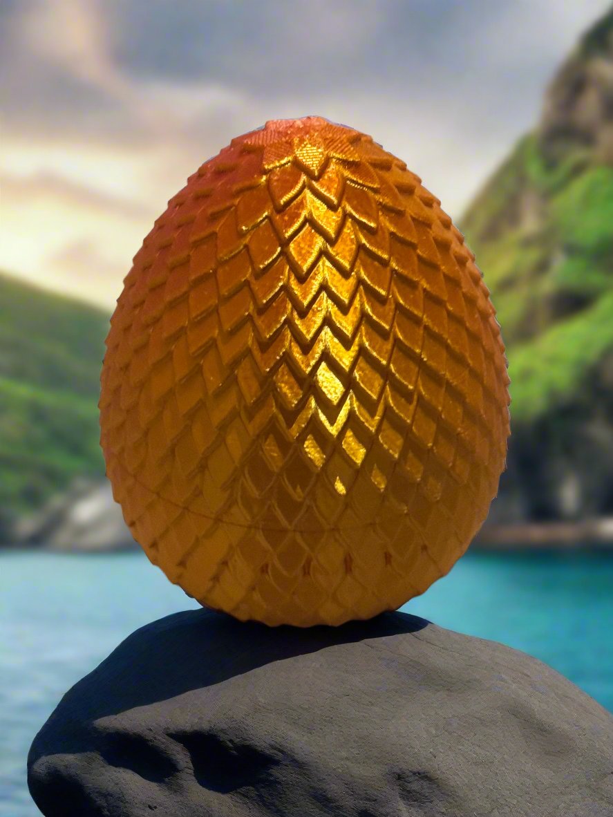 Dragon Eggs - 3D Printed With Many Dazzling Colors In Multiple Sizes