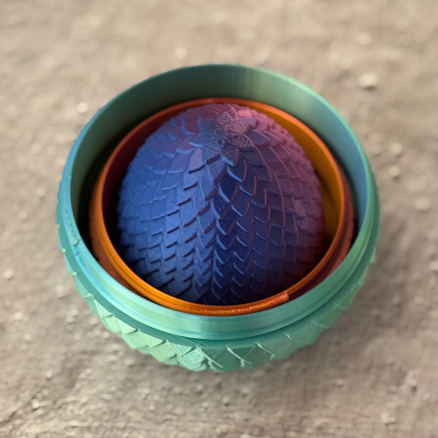 Dragon Eggs - 3D Printed With Many Dazzling Colors In Multiple Sizes