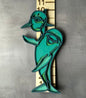 Mother and Baby Dolphins - Layered, Laser Cut Wood