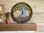 Tree of Life - Laser cut, hand painted and assembled wooden artwork