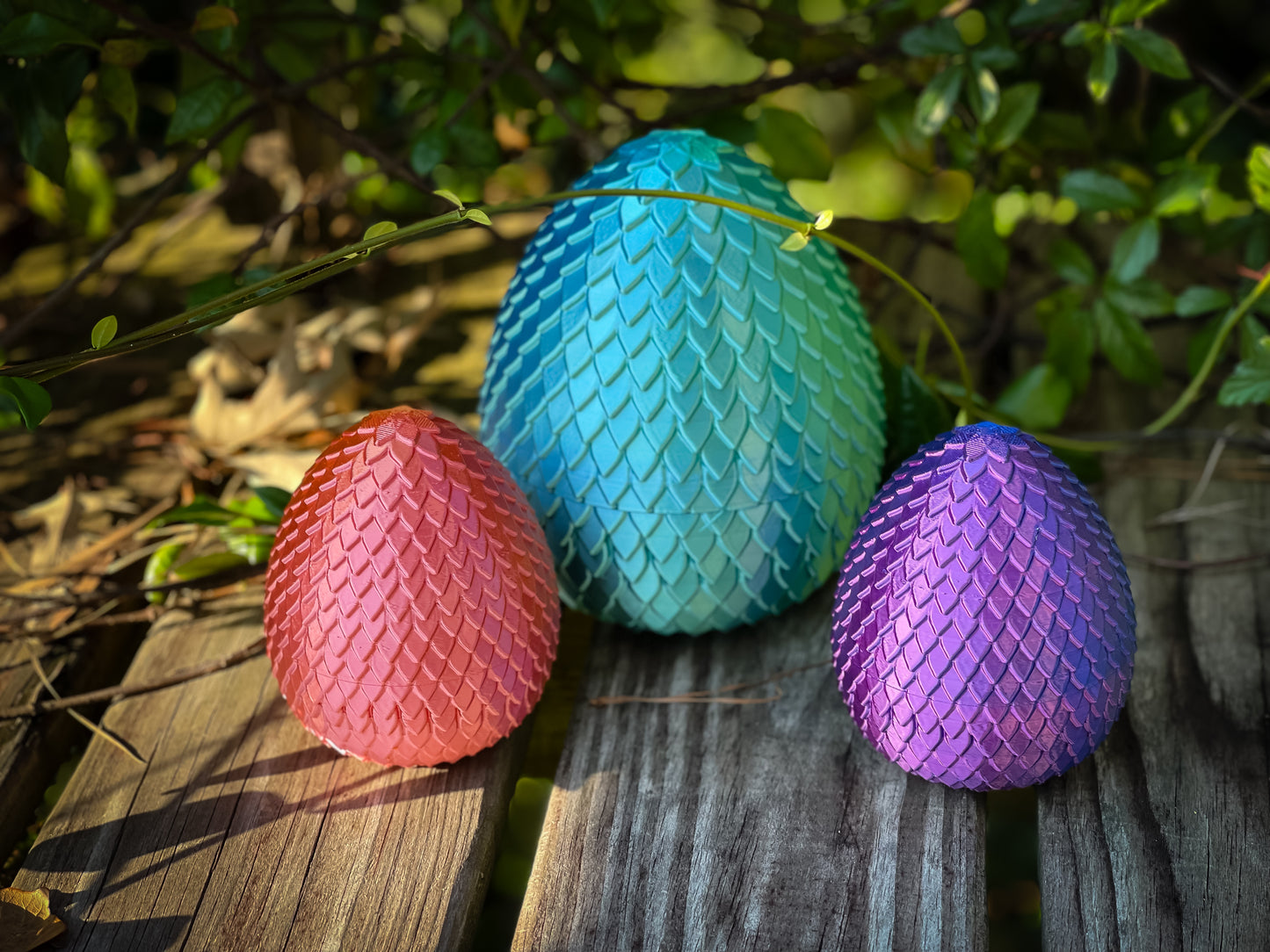 Dragon Eggs - 3D Printed With Many Dazzling Colors In Multiple Sizes
