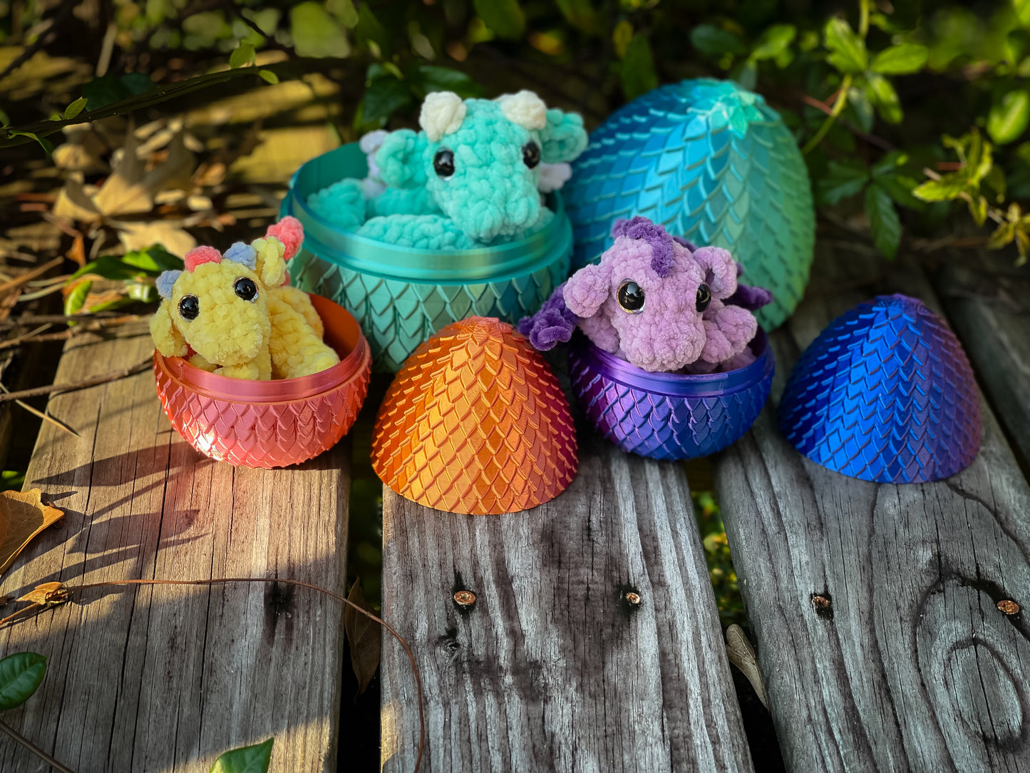 Dragon Eggs - 3D Printed With Many Dazzling Colors In Multiple Sizes