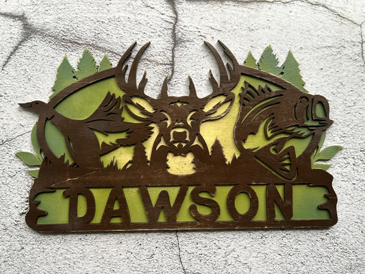 Custom Sportsman Wall Art