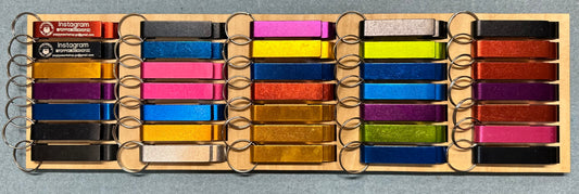 DIY 35 x Bottle Opener Jig for the xTool F1, laser cut from 1/8 inch wood, includes digital files and instructions. Flaschenöffner, abrebote