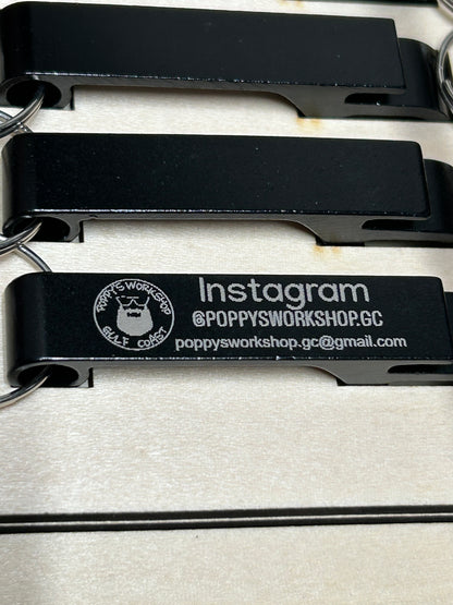 Digital File Only - DIY 50 x Bottle Opener Jig for most lasers, laser cut from 1/8 inch wood, includes digital files and instructions. Flaschenöffner, abrebote