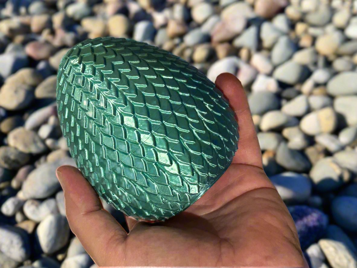 Dragon Eggs - 3D Printed With Many Dazzling Colors In Multiple Sizes