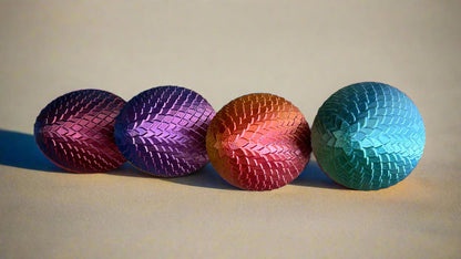 Dragon Eggs - 3D Printed With Many Dazzling Colors In Multiple Sizes