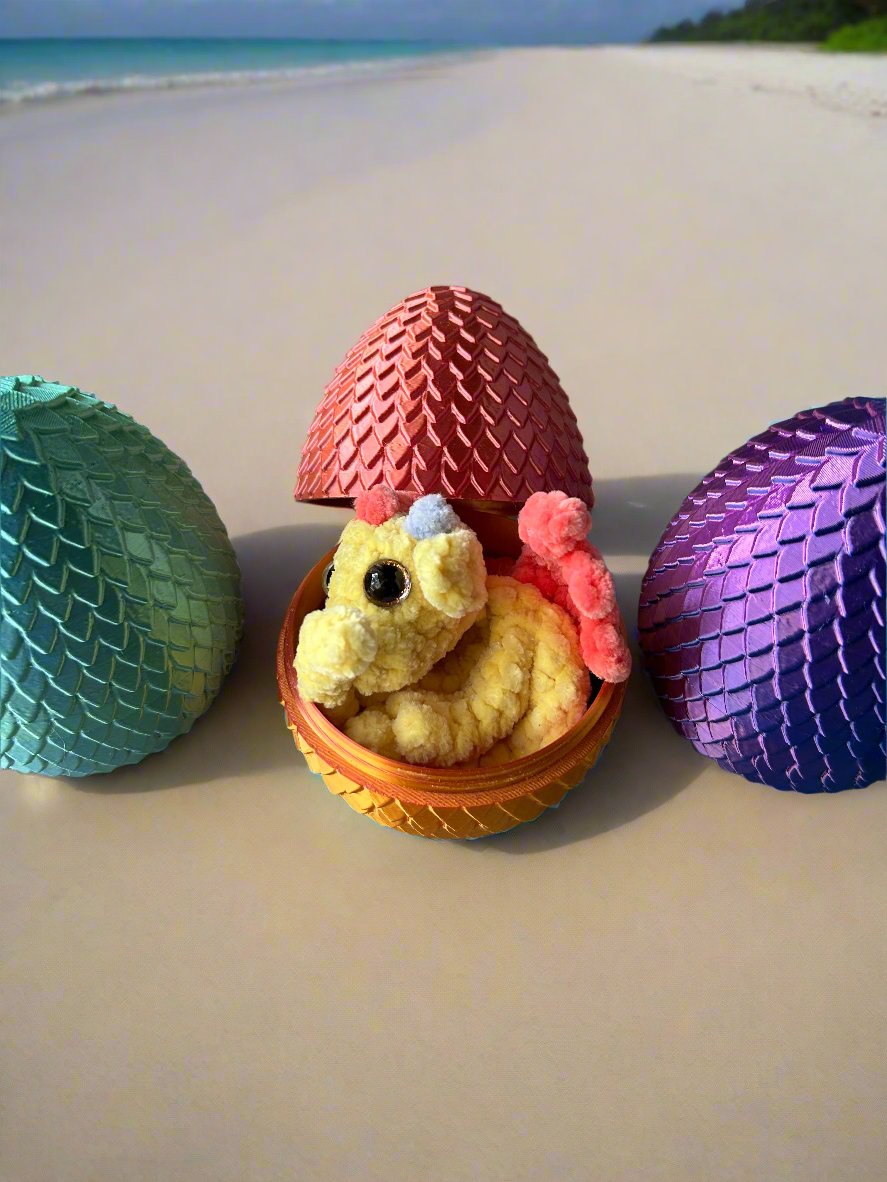 Dragon Eggs - 3D Printed With Many Dazzling Colors In Multiple Sizes