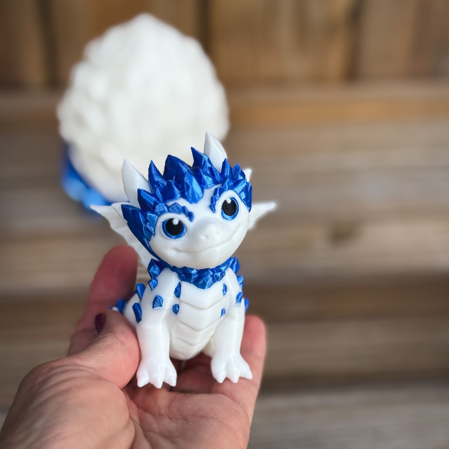 Amazing Dragon Egg with Dragon and Stand - Multi-Color 3d Print