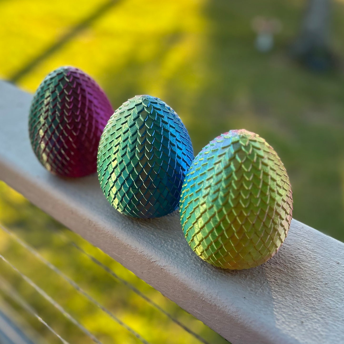 Dragon Eggs - 3D Printed With Many Dazzling Colors In Multiple Sizes