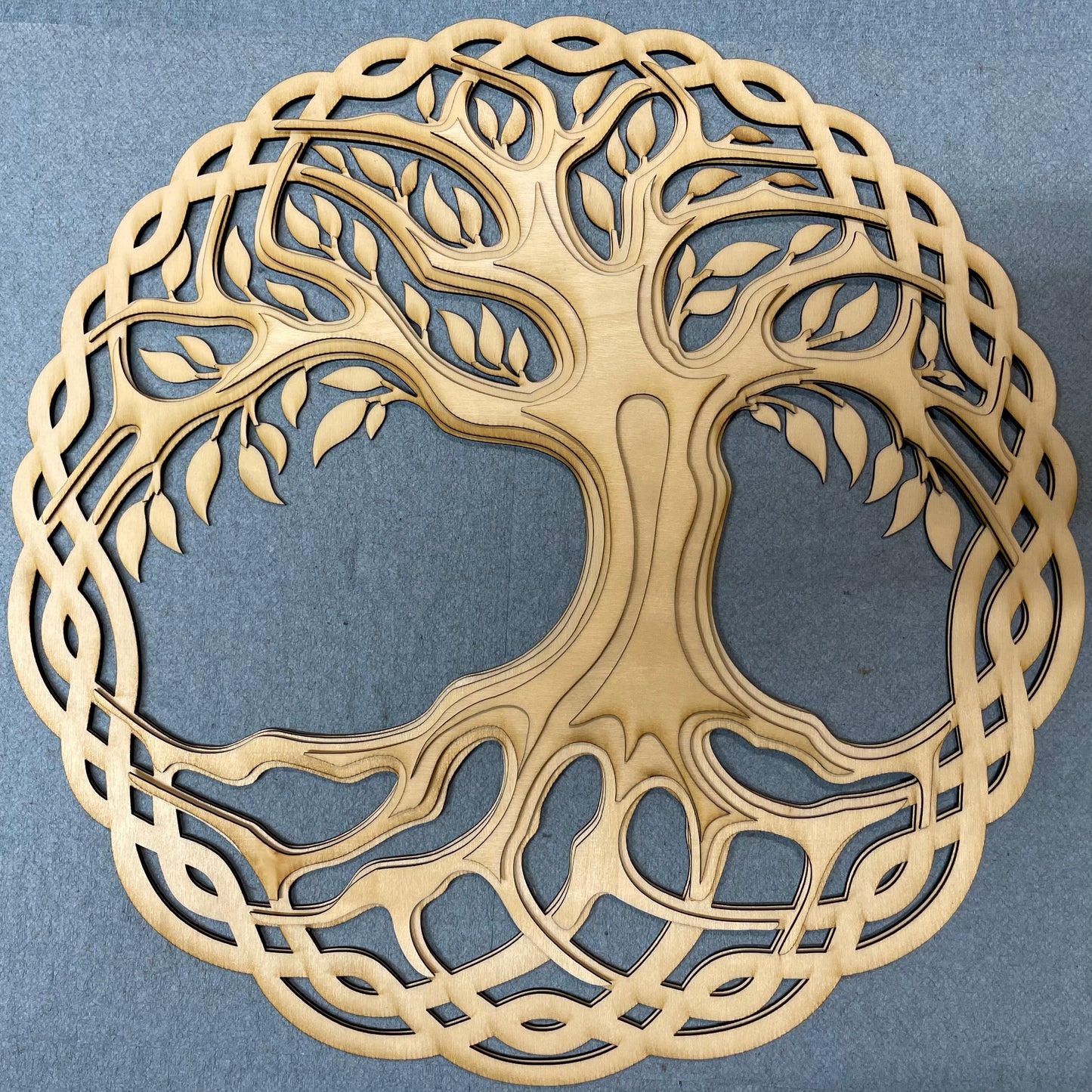 Tree of Life DIY Kit - Laser cut, unpainted and unassembled wooden artwork kit