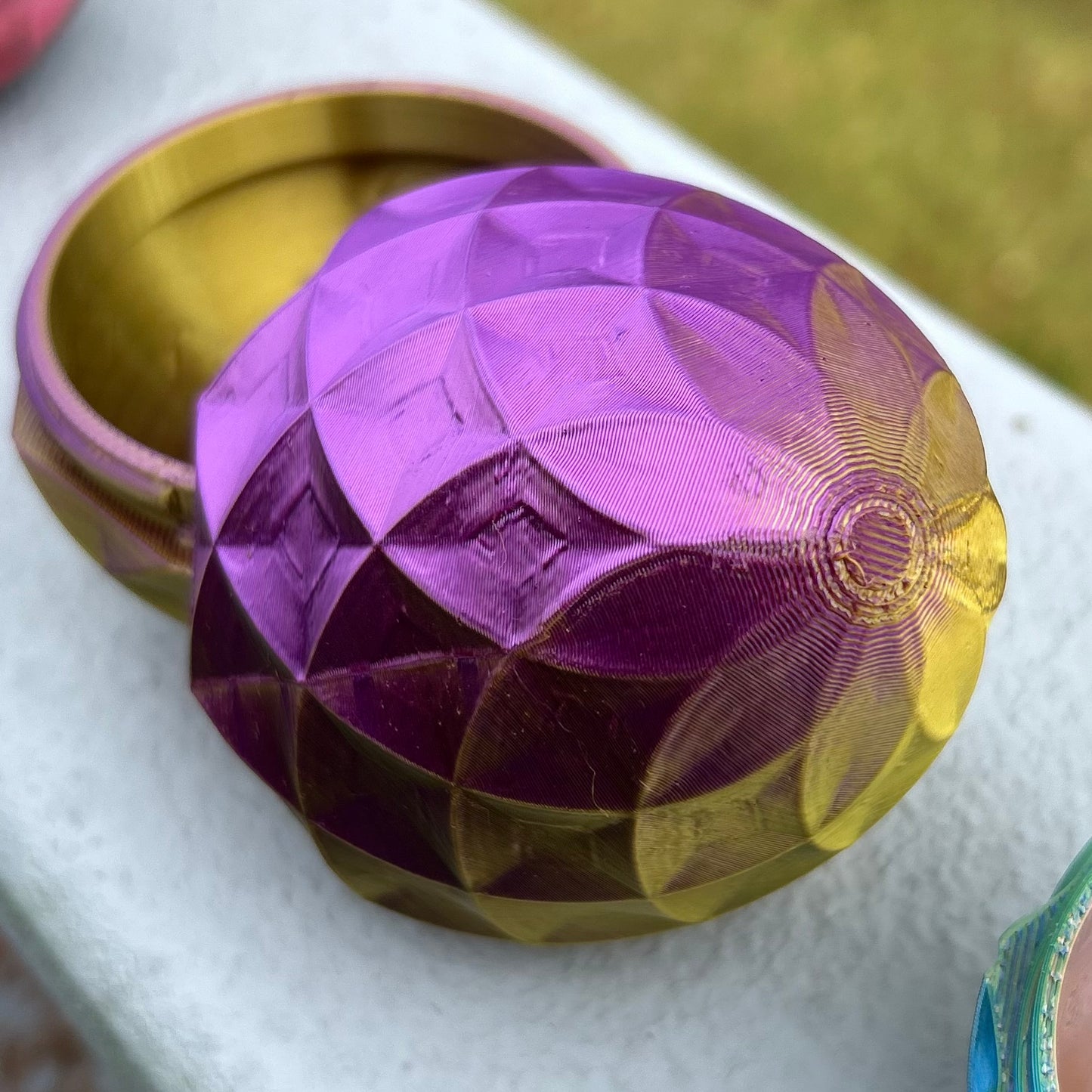 Crystal Eggs - 3D Printed With Many Dazzling Colors In Multiple Sizes
