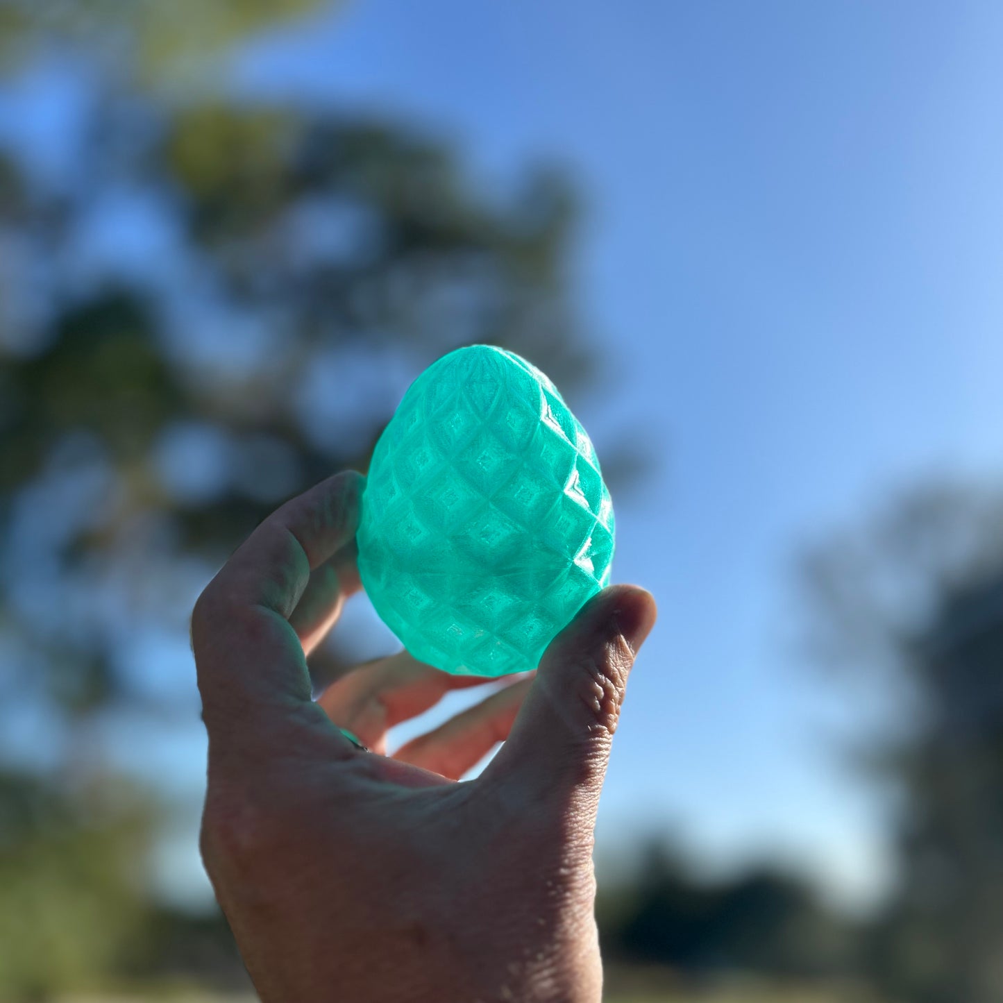 Crystal Eggs - 3D Printed With Many Dazzling Colors In Multiple Sizes