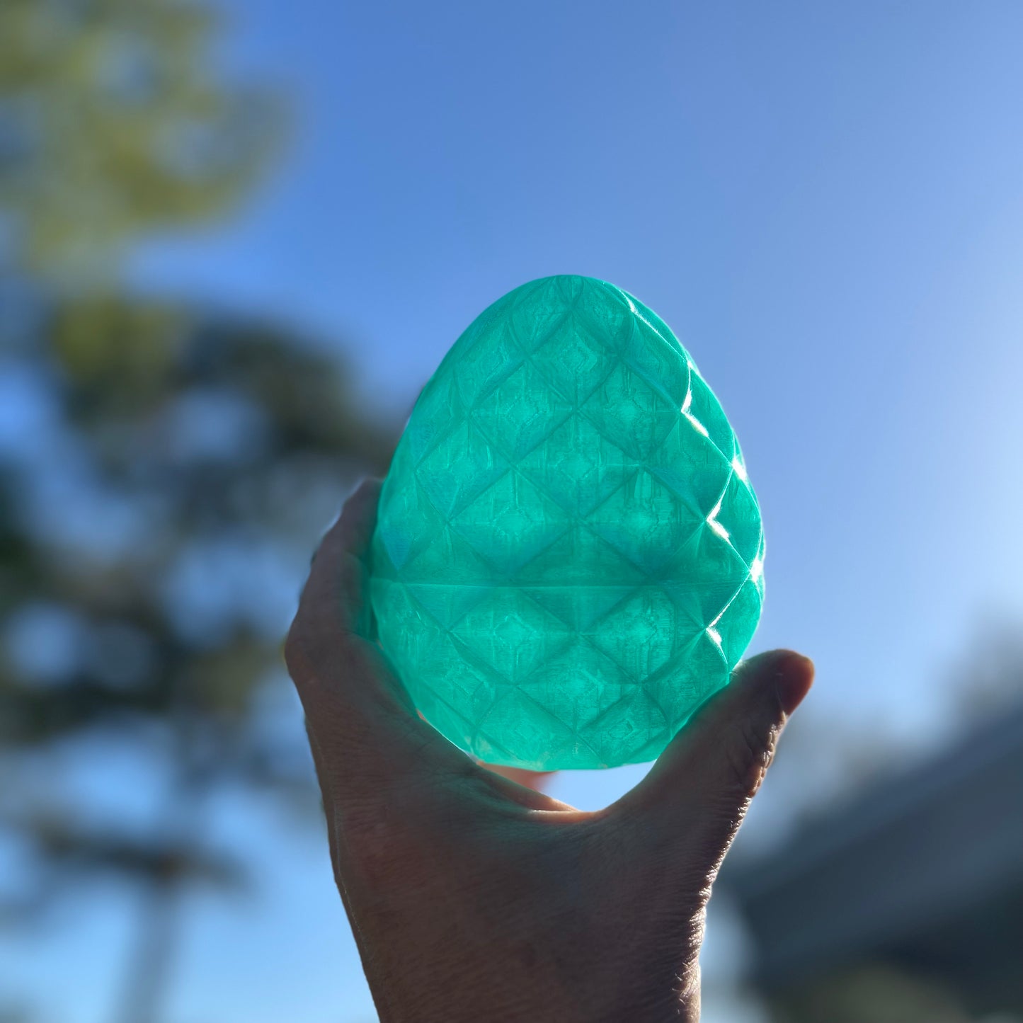 Crystal Eggs - 3D Printed With Many Dazzling Colors In Multiple Sizes