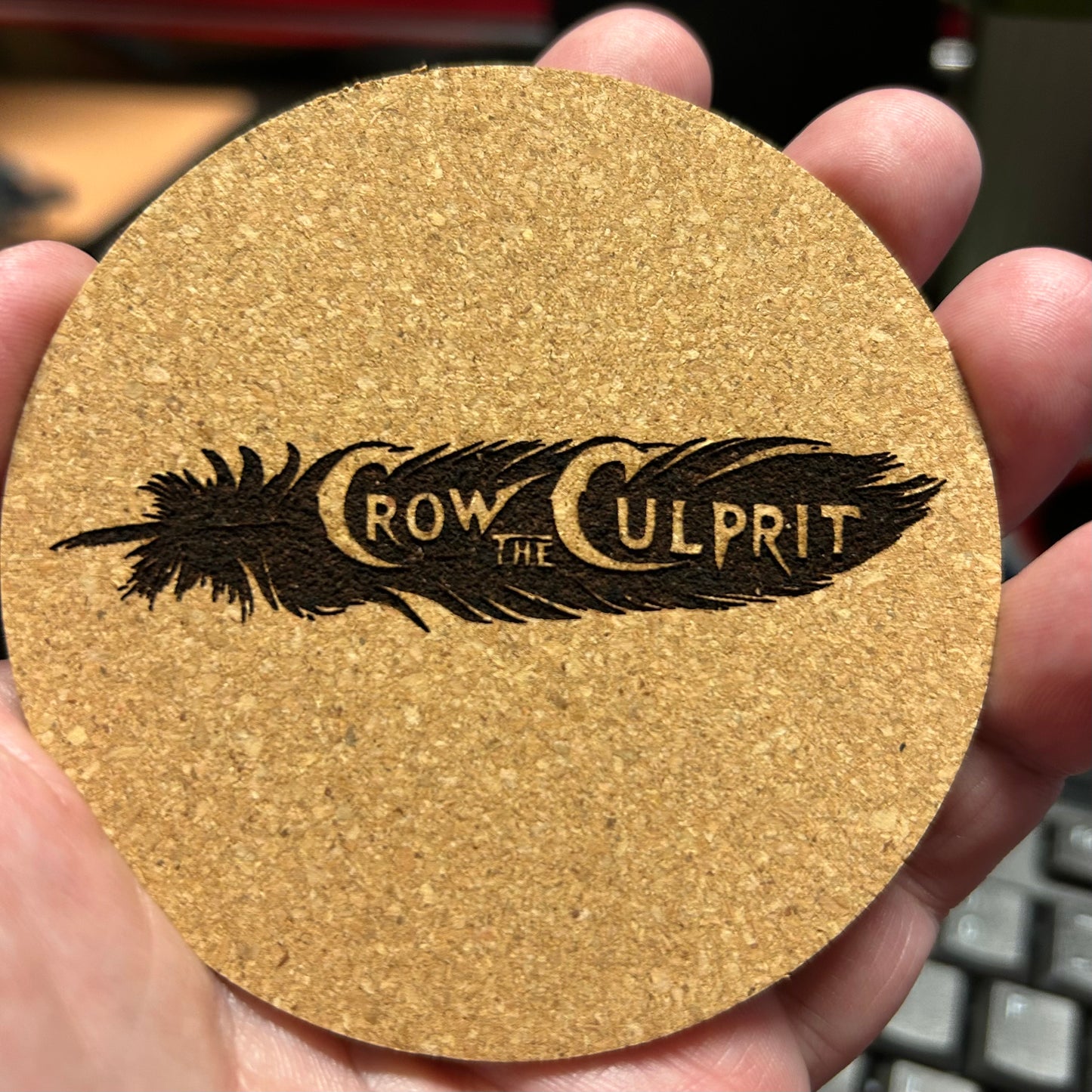 Custom Laser Engraved Cork Coasters - Bring your own design