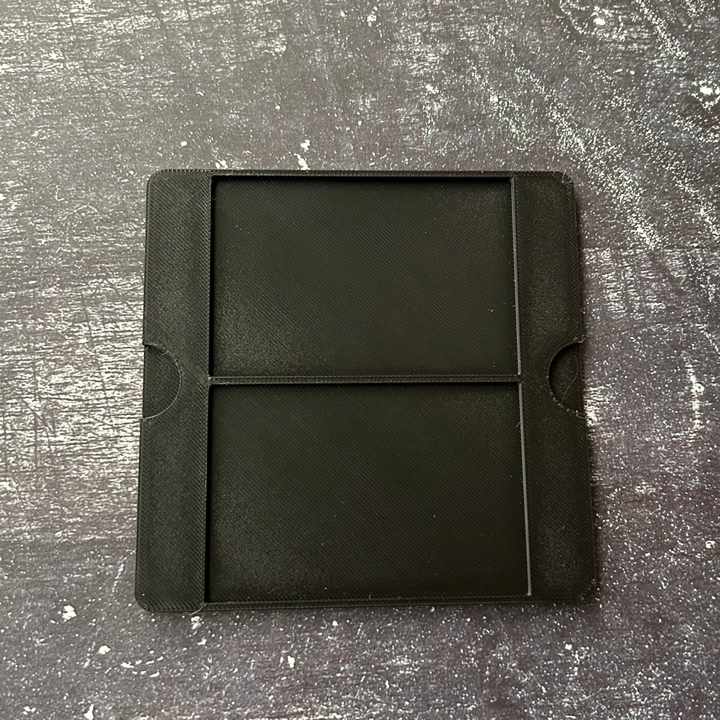 xTool F1 leather patch jig. 3d printed specifically for the xTool F1. An xTool XCS layout file will be provided.